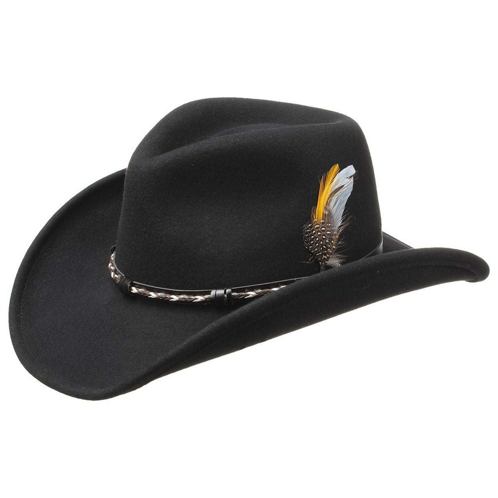 Stetson Western Vitafelt - musta cowboy hattu
