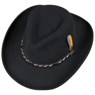 Stetson Western Vitafelt - musta cowboy hattu
