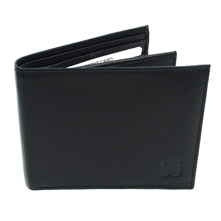 Two-leaf RFID Wallet - Black