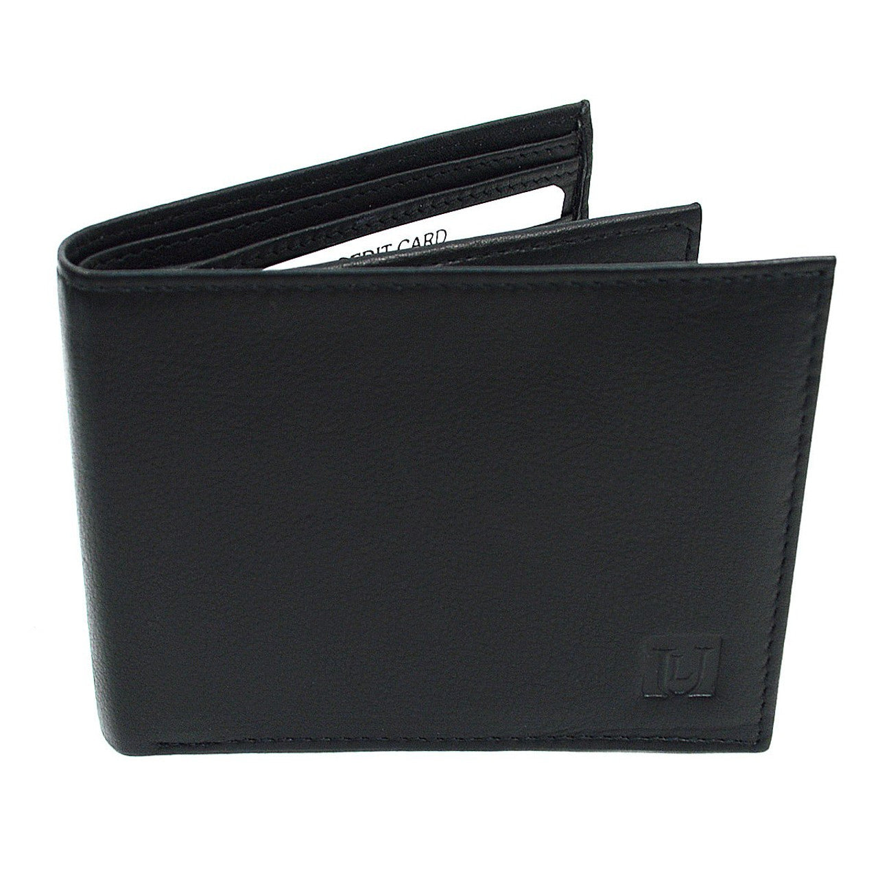 Two-leaf RFID Wallet - Black