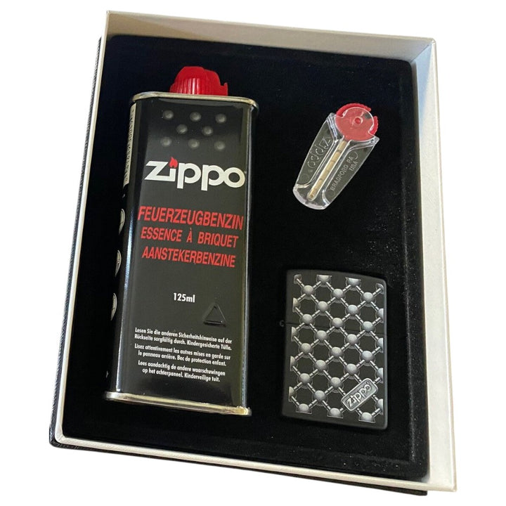 Original Zippo Barbell Design i Gaveæske - Zippo Lighter fra Zippo hos The Prince Webshop