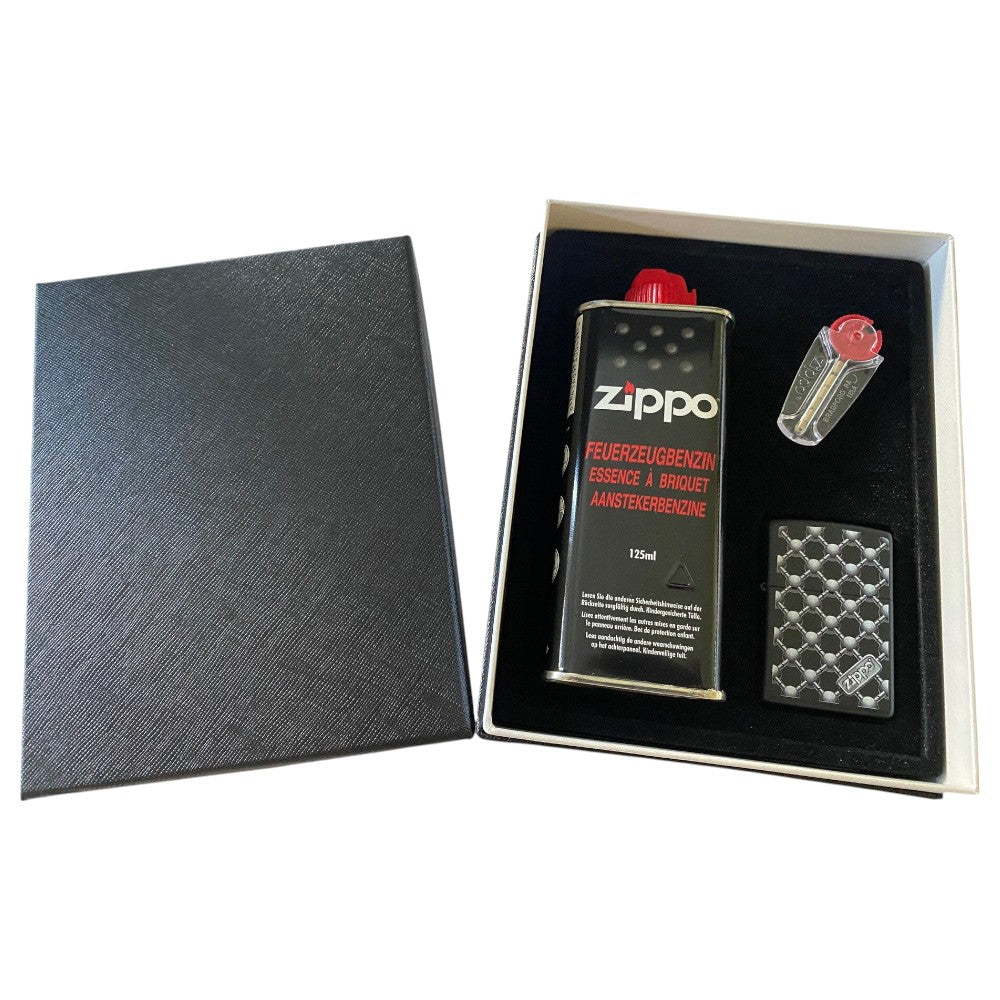 Original Zippo Barbell Design i Gaveæske - Zippo Lighter fra Zippo hos The Prince Webshop