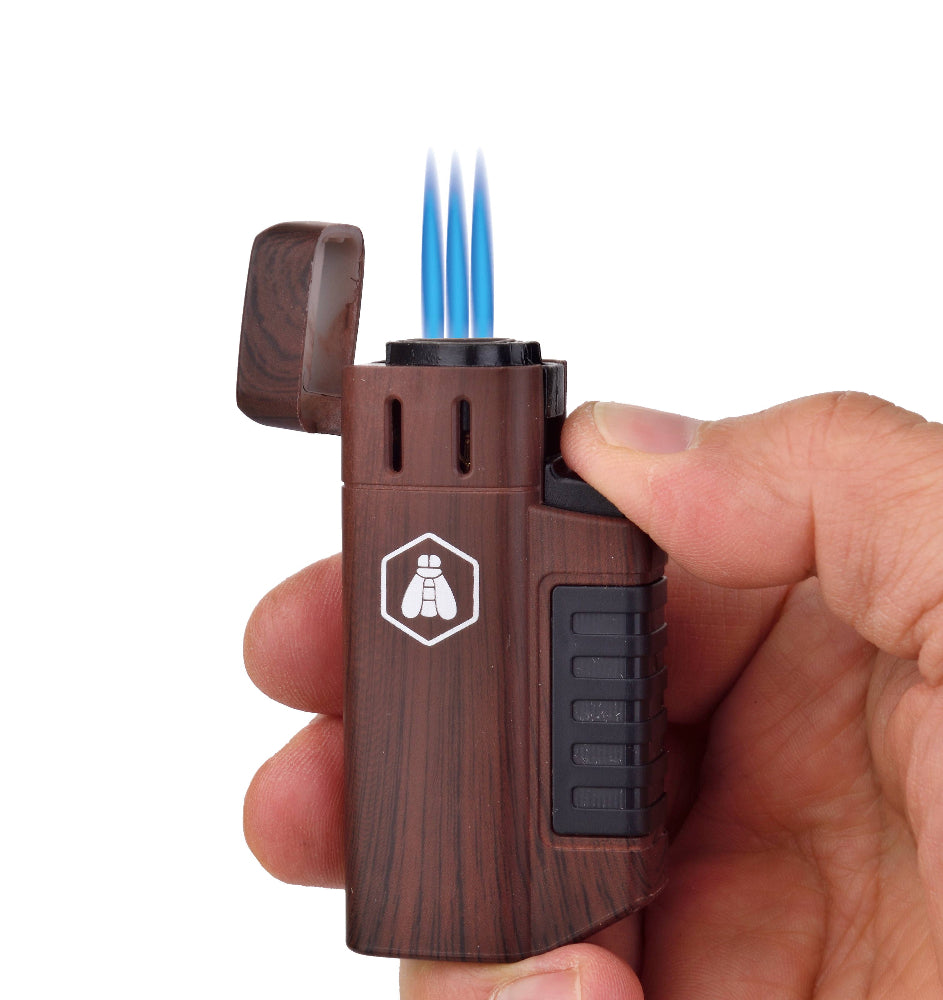 Laguiole triple flamme lighter og cigarholder