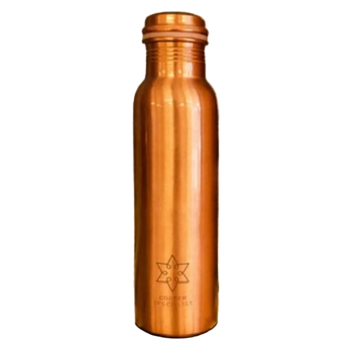 Ren kobber vandflaske ± 950 ml (ekstra tung)