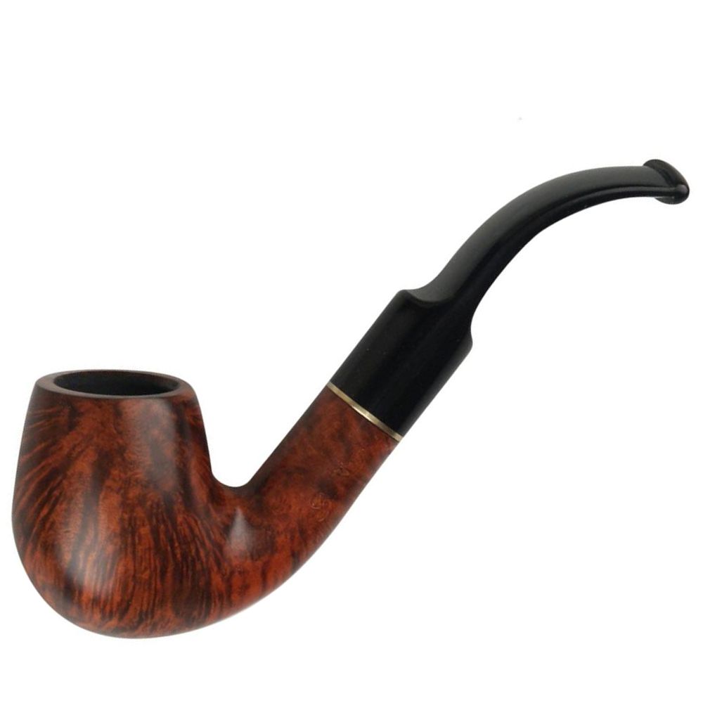 PASSATORE Gaveæske - Glat Rødbrun Pibe med Pibe Taske