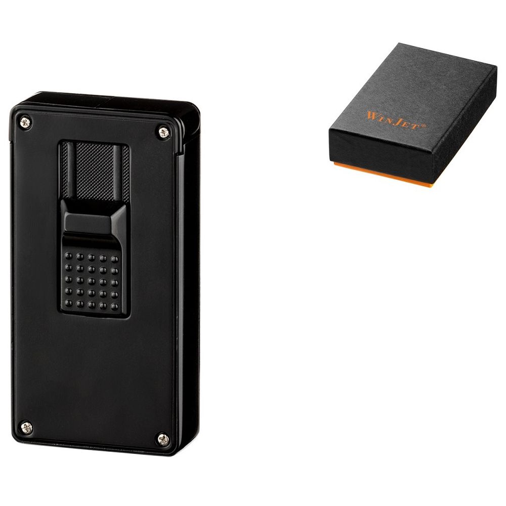 Winjet Grand 2XJet Cigar Lighter Mat Sort - Lighter fra Winjet hos The Prince Webshop