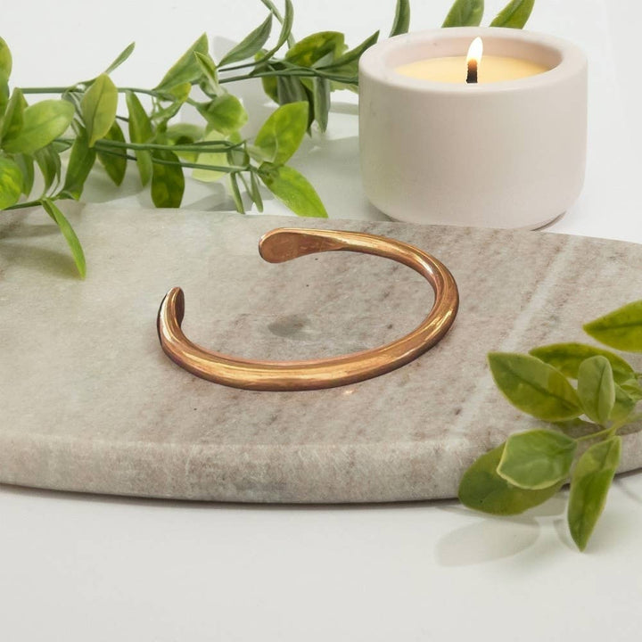 Kobber klemmearmbånd (bredere håndled/herrer) b
