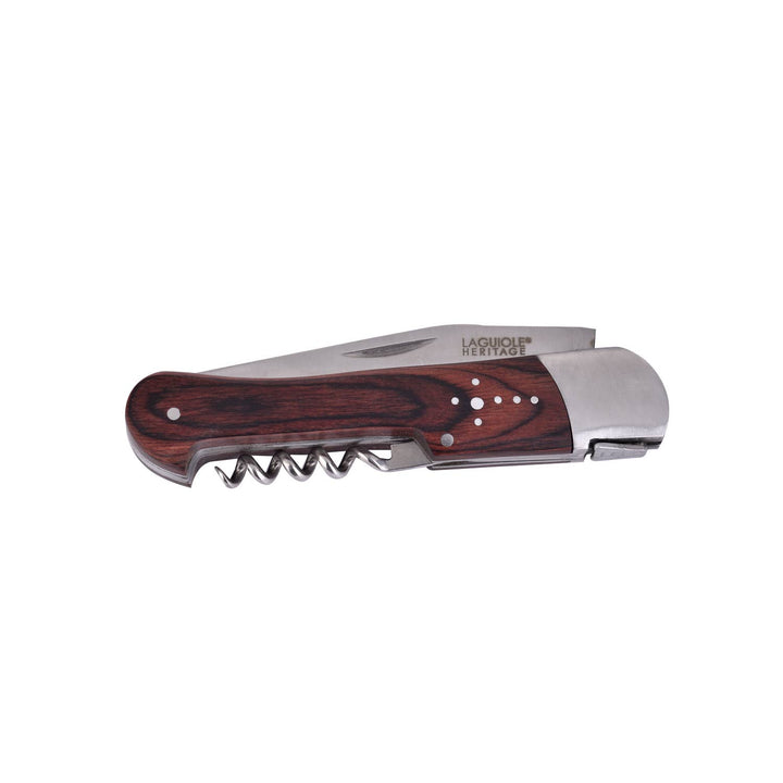 Sommelier Laguiole Foldekniv – Pakkawood Håndtag med Etui