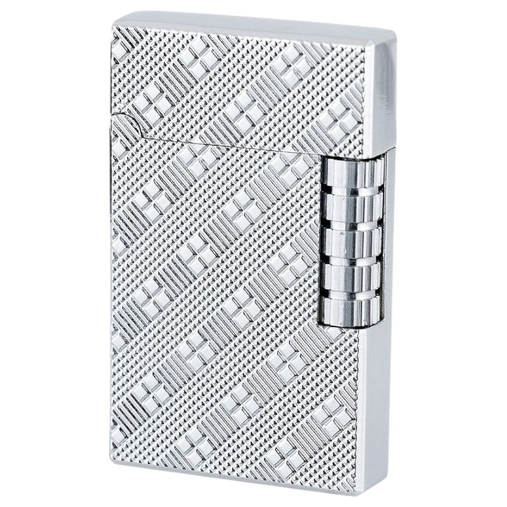 Eurojet Milan Silver Flower Sten Lighter - Lighter fra Eurojet hos The Prince Webshop