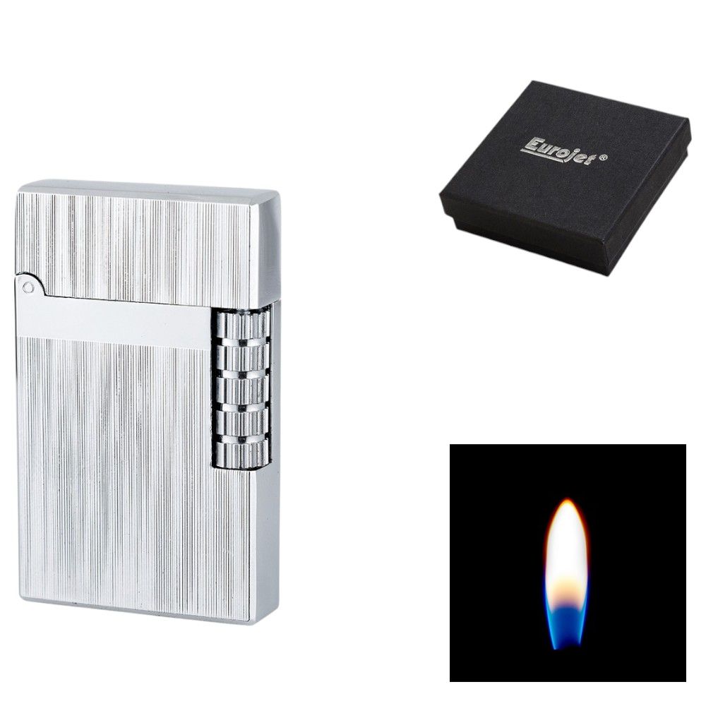 Eurojet Milan Silver Riffled Sten Lighter - Lighter fra Eurojet hos The Prince Webshop