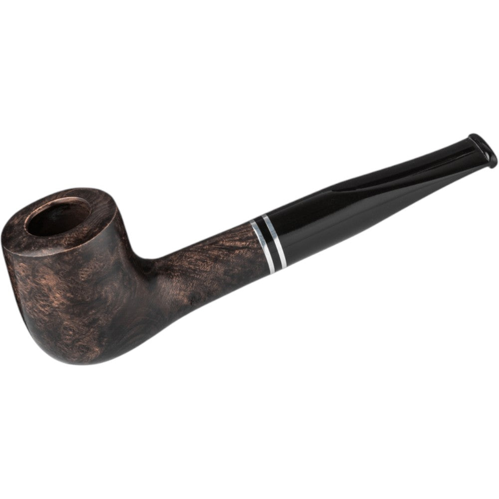 Angelo Pibe Model 8, mørk/brun, lige med ring