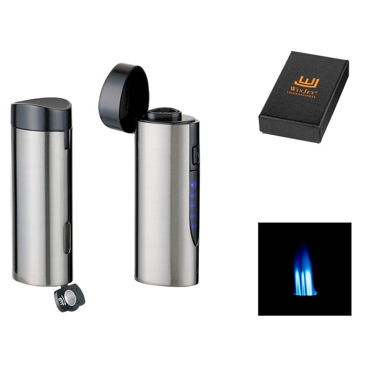 Winjet Premium 3 JET Elektronisk Cigar Lighter Antracit