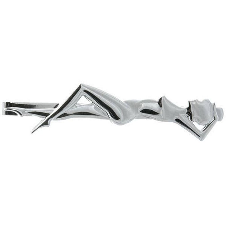 Sexy Lady Rhodium Tie Slide - UK Slipsenål