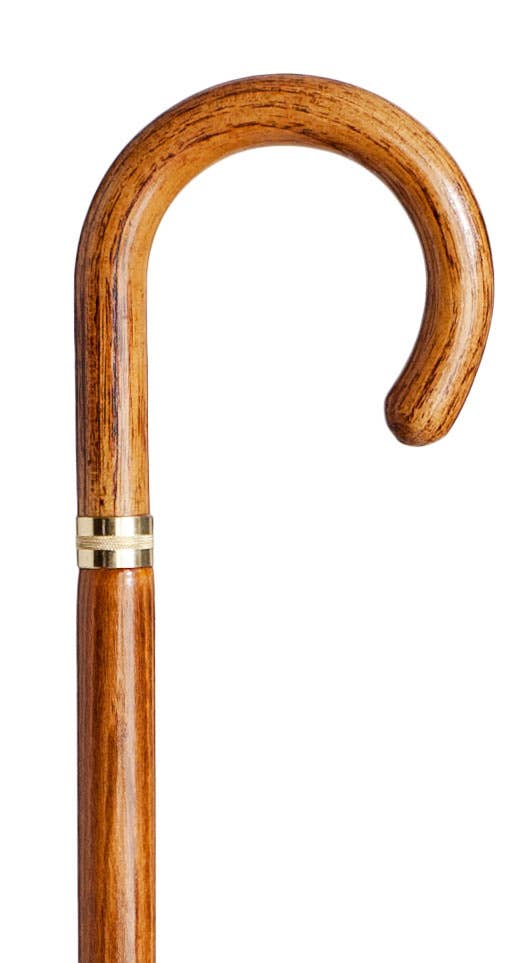 Spadserestok i Bøgetræ med Pyntering og Gummidup. - Spaderestok fra Segorbina BASTONES hos The Prince Webshop