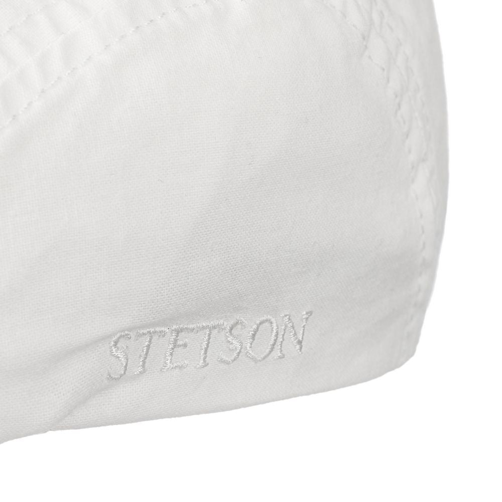 Stetson Ivy Cap Delave Organic Puuvilla - Valkoinen kevyt