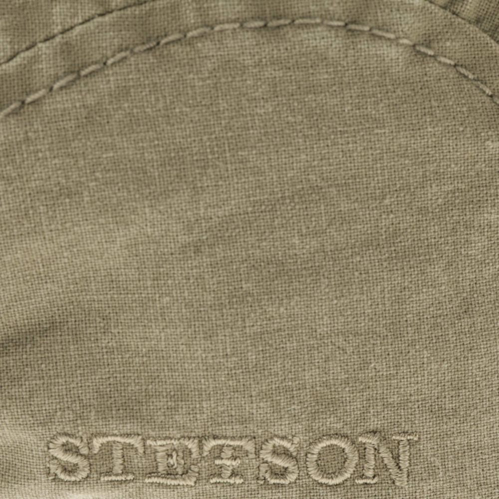 Stetson Ivy Cap Delaven orgaaninen puuvilla - Khaki kevyt