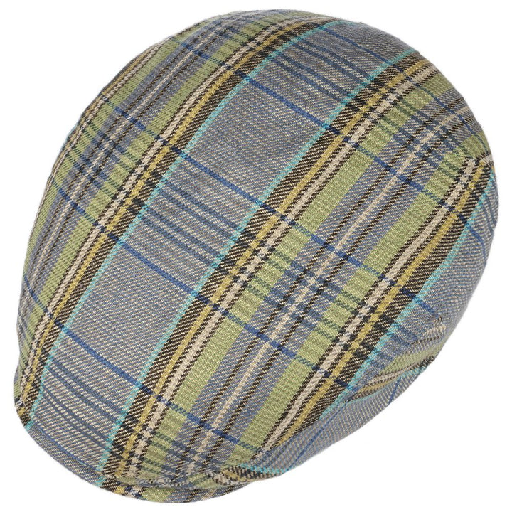 Stetson Driver Cap -malli Kurt ruudullinen pellavassa