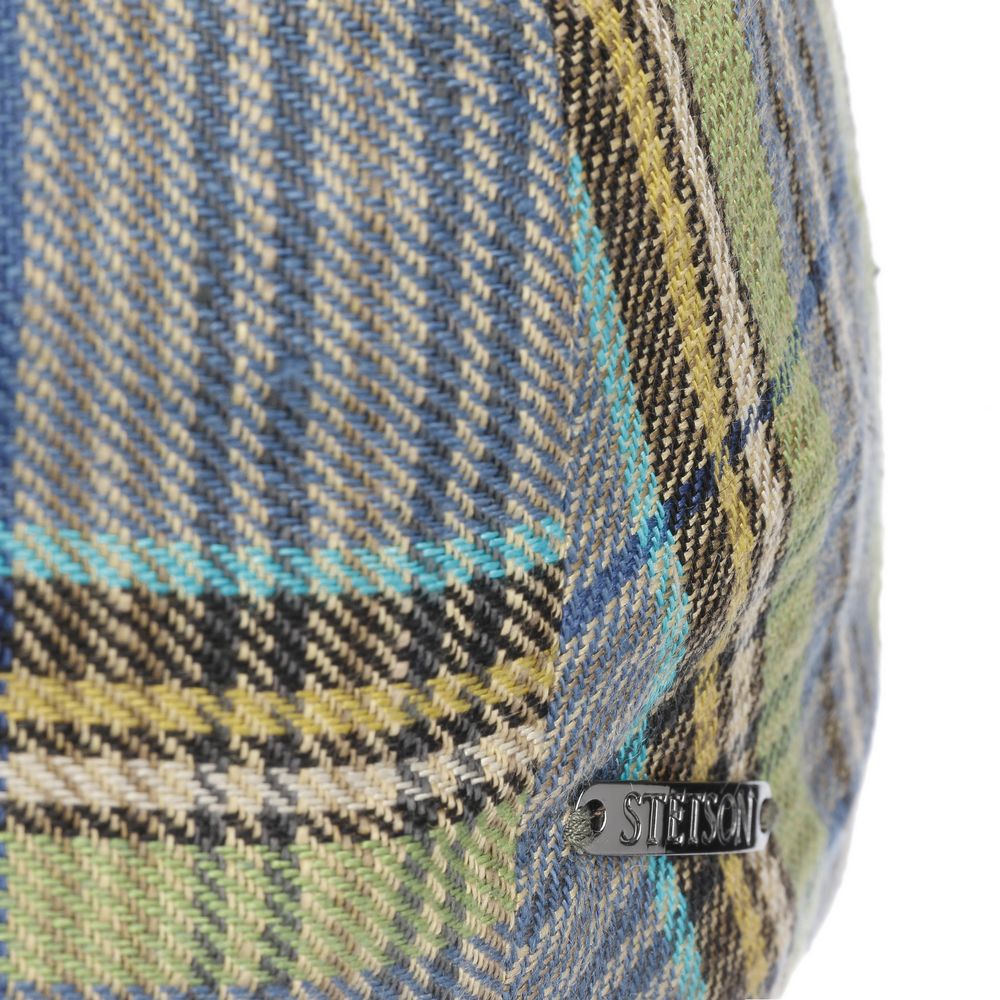 Stetson Driver Cap model KURT in checked linen