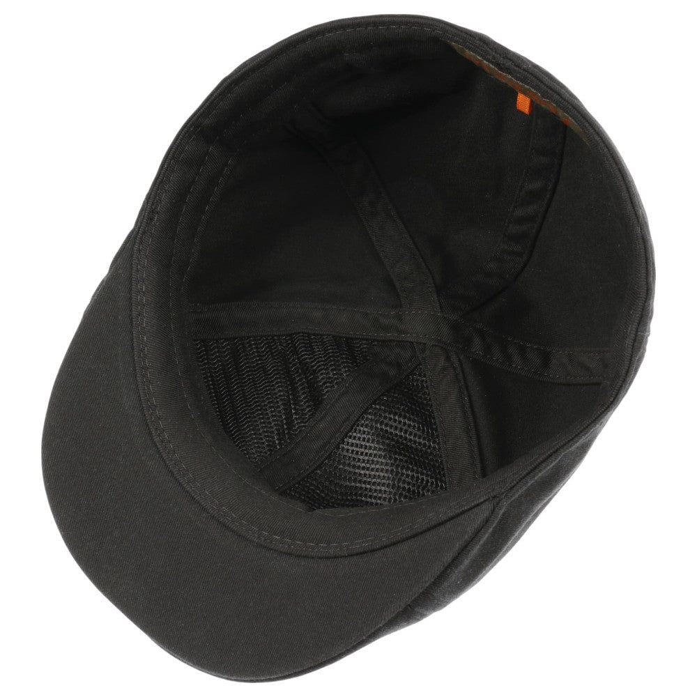 Stetson Texas Flat Cap Cotton - Sort Duck Cap - Flat Cap fra Stetson hos The Prince Webshop