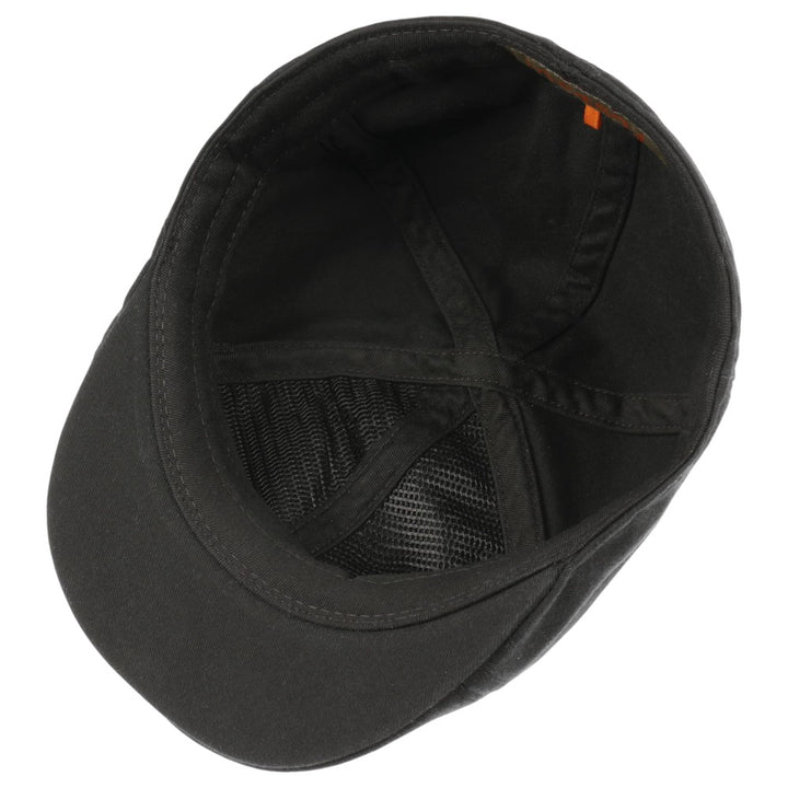 Stetson Texas Flat Cap Cotton - Sort Duck Cap - Flat Cap fra Stetson hos The Prince Webshop