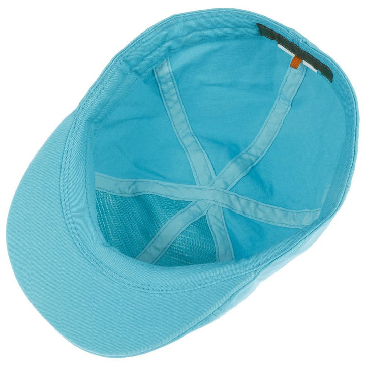 Stetson Texas Flat Cap Cotton - Turquoise Duck Cap