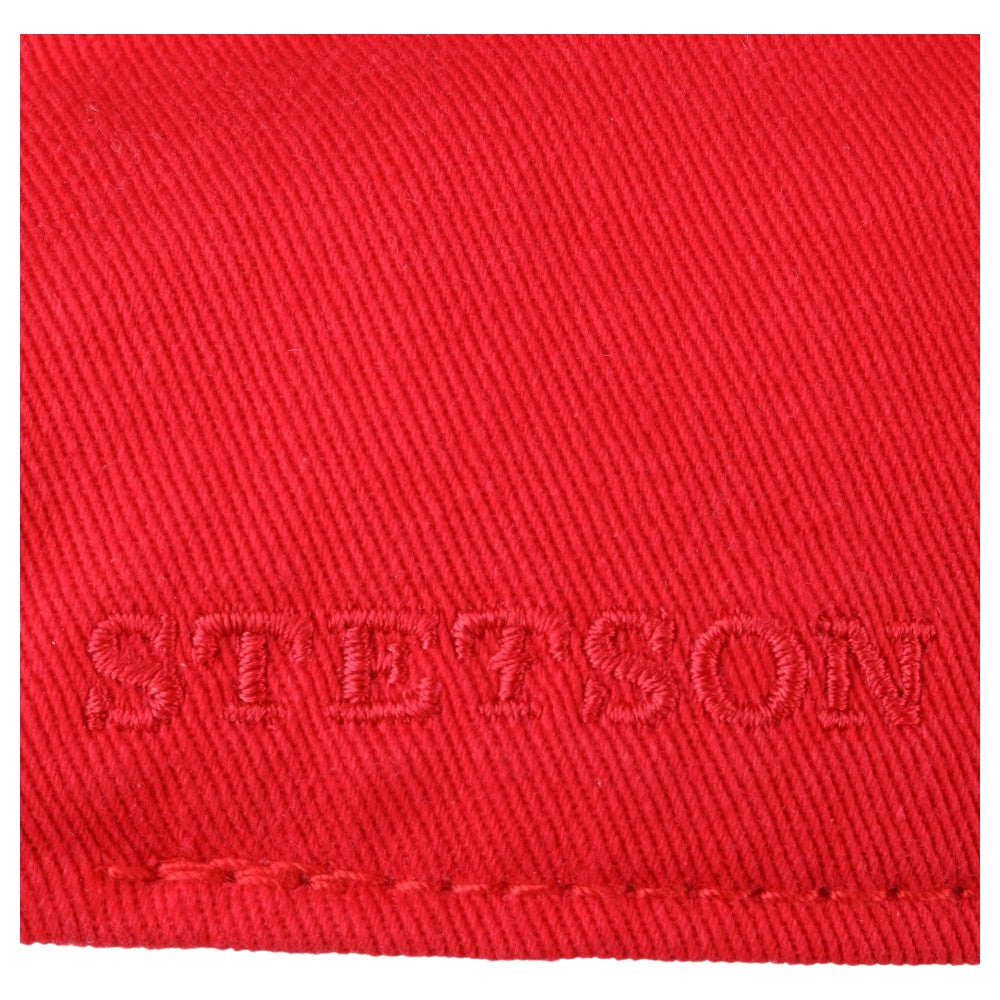 Stetson Texas Flat Cap Cotton - Rød Duck Cap - Flat Cap fra Stetson hos The Prince Webshop