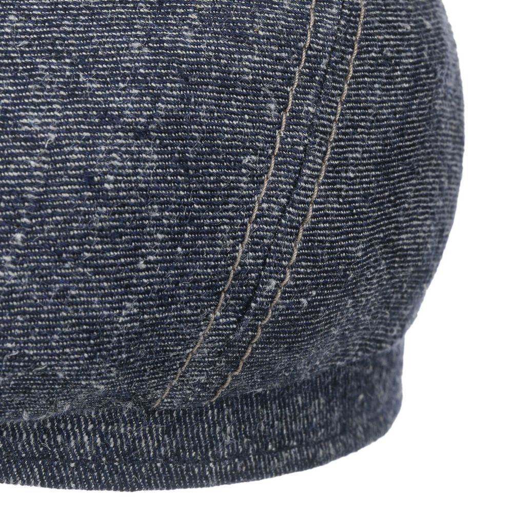 Stetson 6-panel Cap Linned/Silke - Blåmeleret