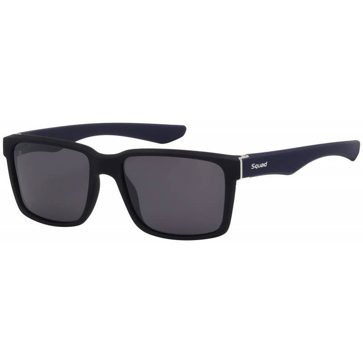 Squad Rectangular Shape UV400 Polarized Sunglasses - Black