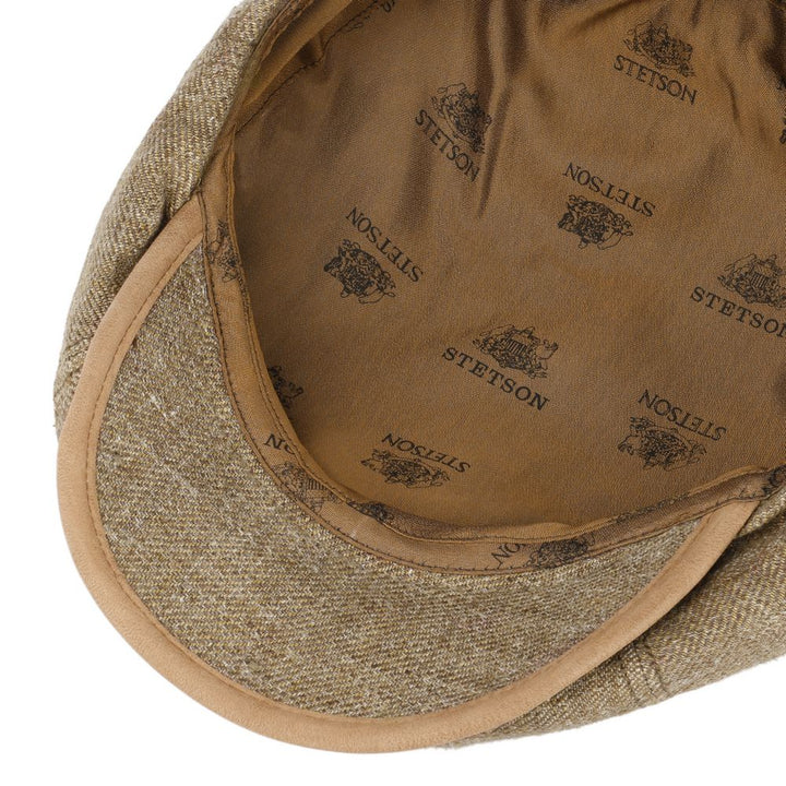 Stetson 8-panel Peaky Blinders Style Cap Brun Linned