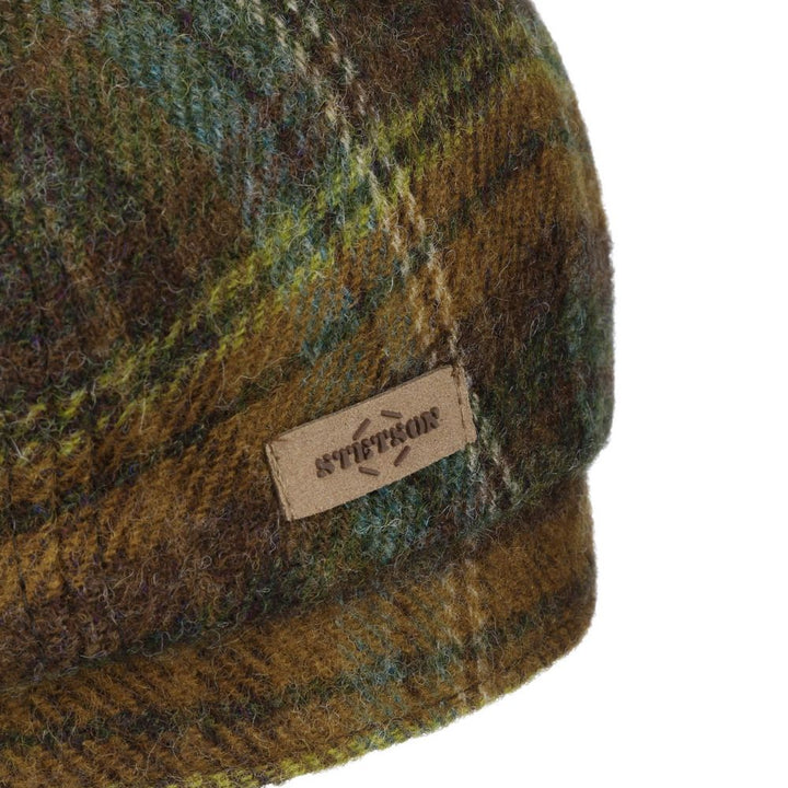 Stetson Hatteras Glen Check Wool med Øreklapper