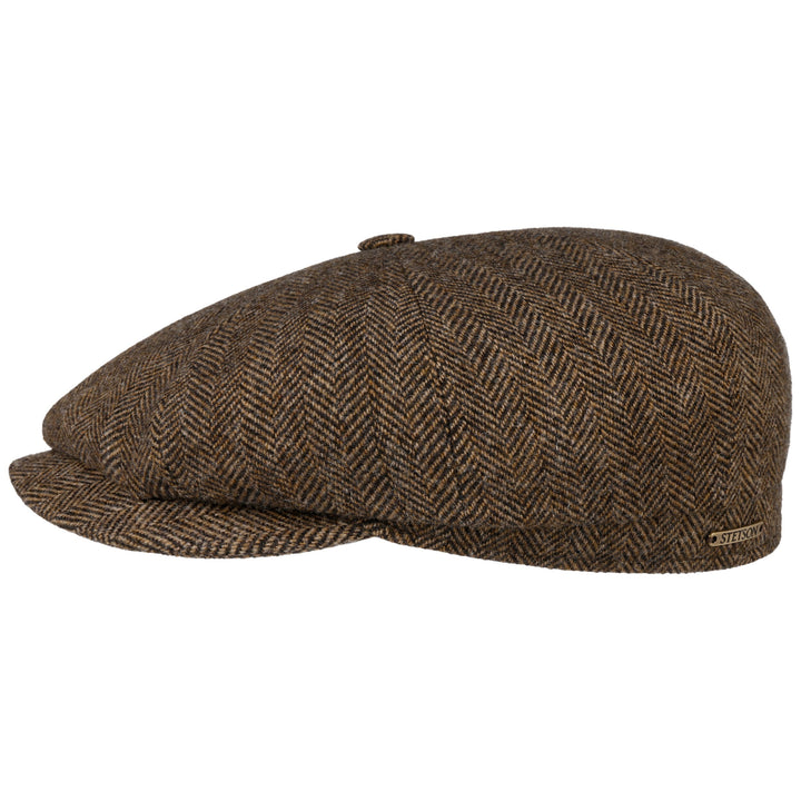 Stetson Hatteras Brun Sildeben Uld Flat Cap