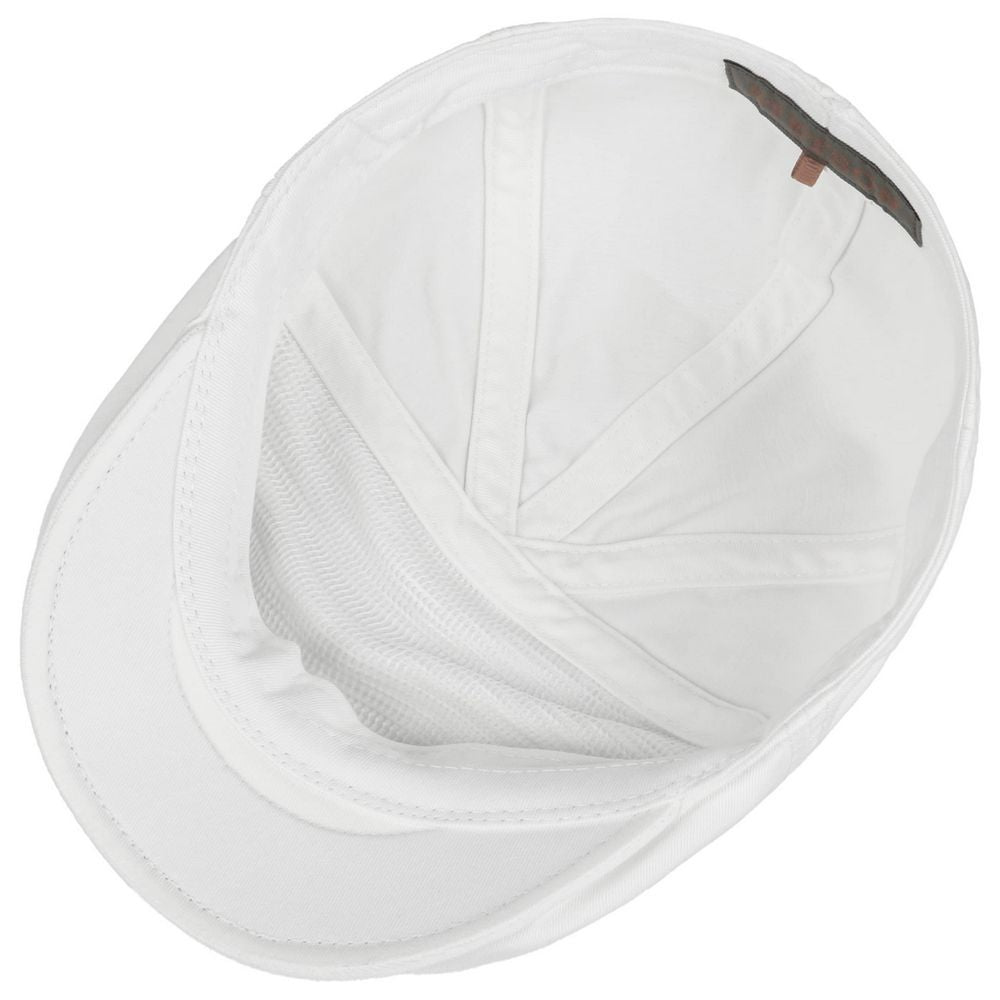 Stetson Ivy Cap Cotton - White Cotton Sixpence