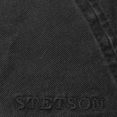 Stetson Ivy Cap Cotton - Musta puuvilla kuusipenssi