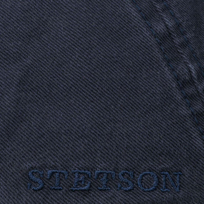 Stetson Ivy Cap Cotton - Blå Bomulds Sixpence