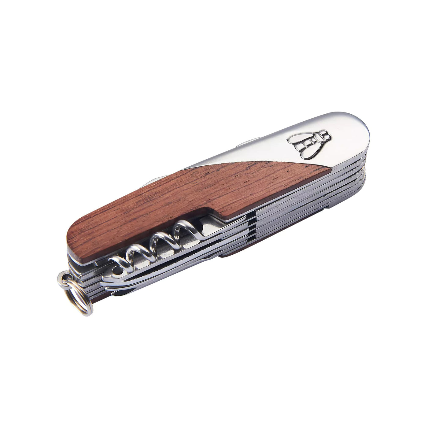Laguiole Multifunktions Lommekniv med Læderetui