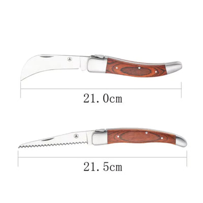Set of 2 Laguiole Pocket Knives for the Garden