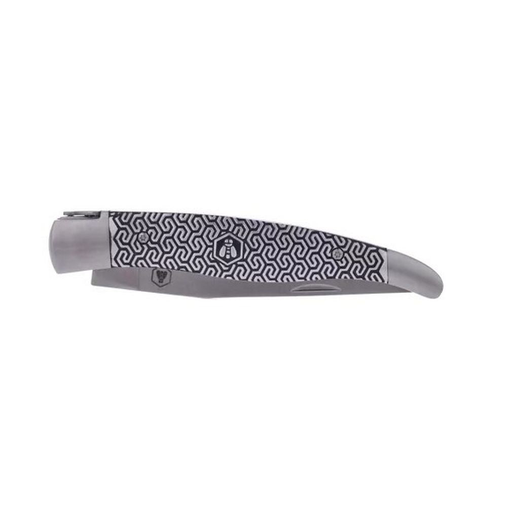 Laguiole Decorated Metal Folding Knife