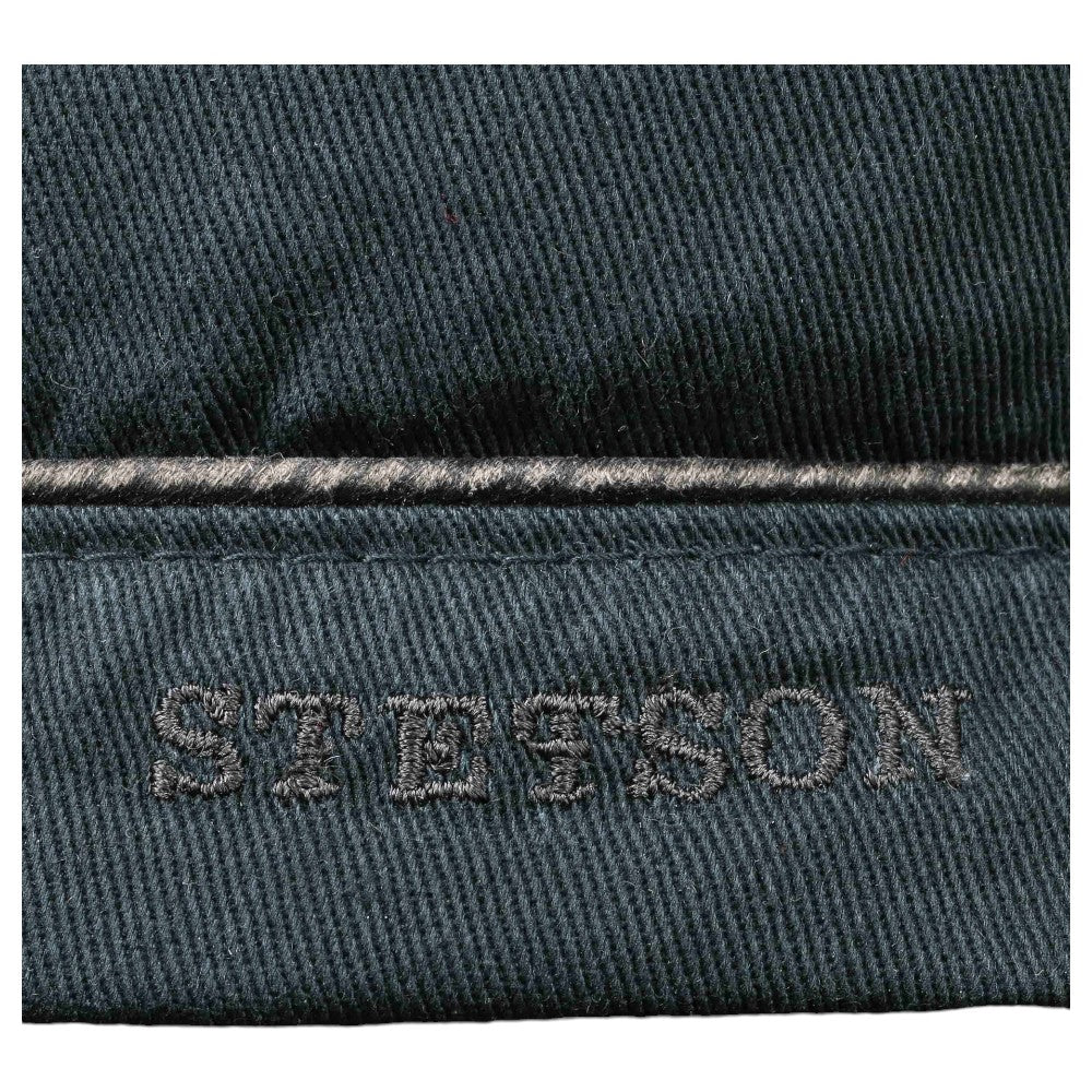 Stetson Two Color Army Cap Cotton Denim Blue - Army Cap fra Stetson hos The Prince Webshop