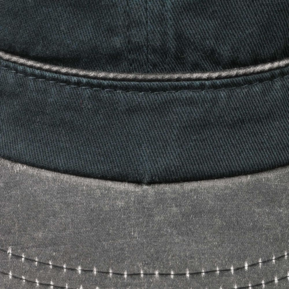 Stetson Two Color Army Cap Cotton Denim Blue - Army Cap fra Stetson hos The Prince Webshop