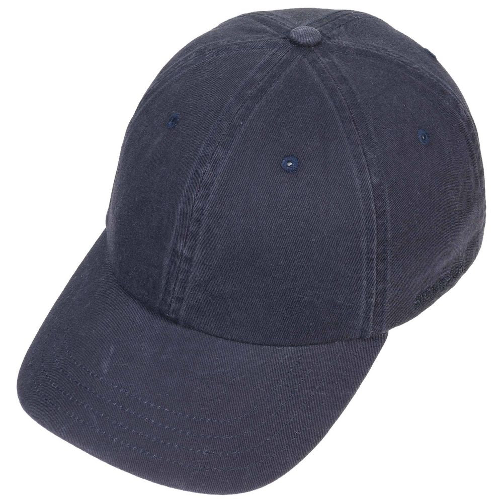 Stetson Baseball Cap Cotton - yksivärinen laivasto