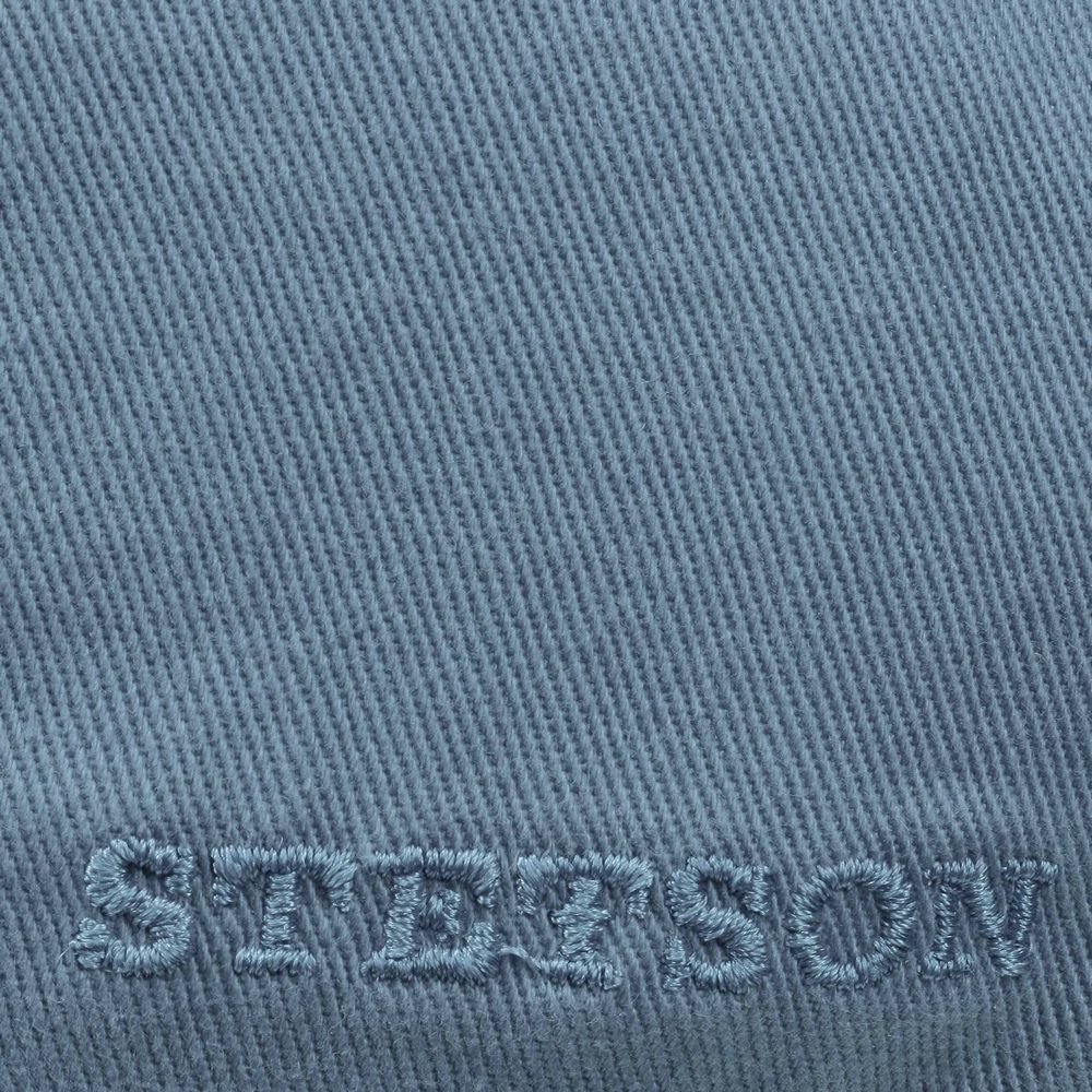 Stetson Baseball Cap Cotton - Ensfarvet Himmelblå