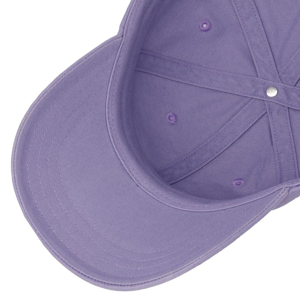 Stetson Baseball Cap Cotton - Ensfarvet Syren