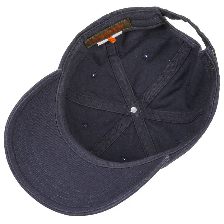 Stetson Baseball Cap Cotton - Ensfarvet Navy