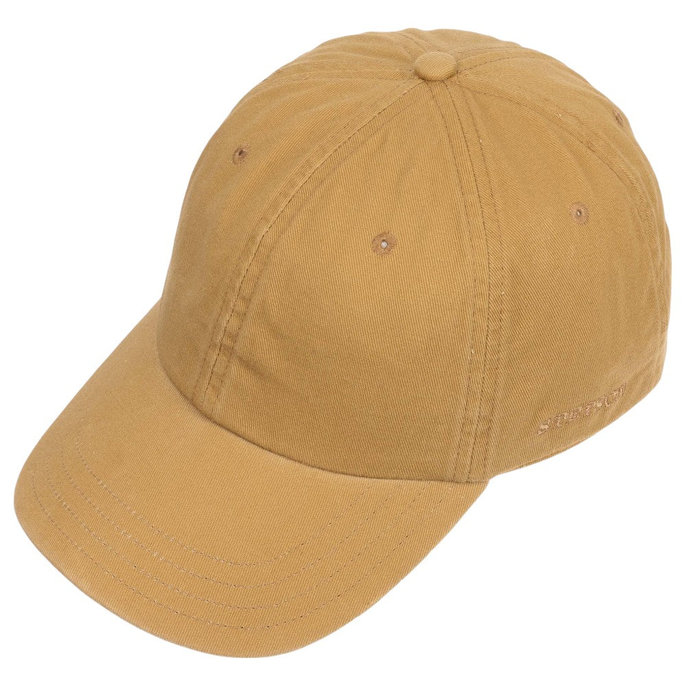 Stetson Baseball Cap Cotton - Ensfarvet Beige - Baseball Cap fra Stetson hos The Prince Webshop