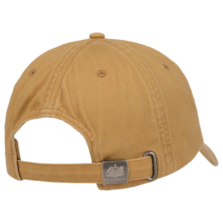 Stetson Baseball Cap Cotton - Ensfarvet Beige - Baseball Cap fra Stetson hos The Prince Webshop