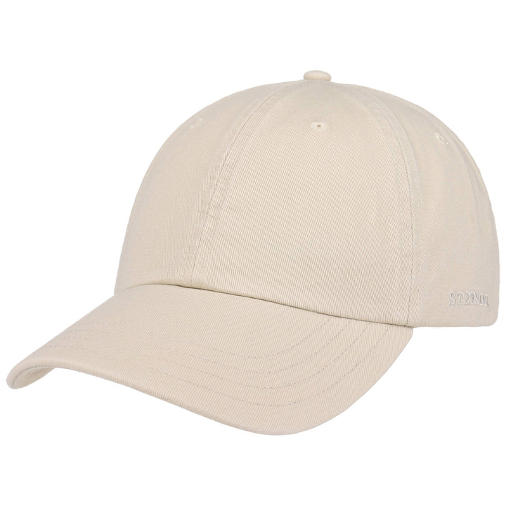 Stetson Baseball Cap Cotton - Plain Beige