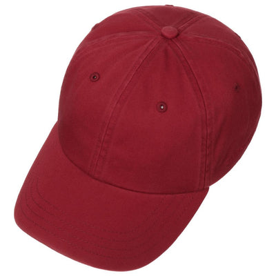 Stetson Baseball Cap Cotton - Solid Wine Red