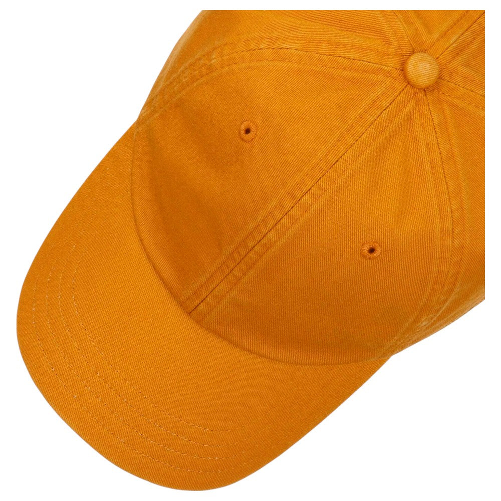 Stetson Baseball Cap Cotton - Ensfarvet Tangerine - Baseball Cap fra Stetson hos The Prince Webshop