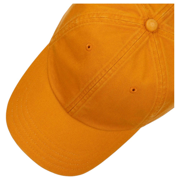 Stetson Baseball Cap Cotton - Ensfarvet Tangerine - Baseball Cap fra Stetson hos The Prince Webshop