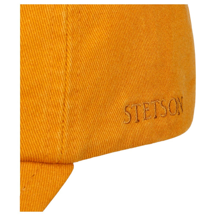 Stetson Baseball Cap Cotton - Ensfarvet Tangerine - Baseball Cap fra Stetson hos The Prince Webshop